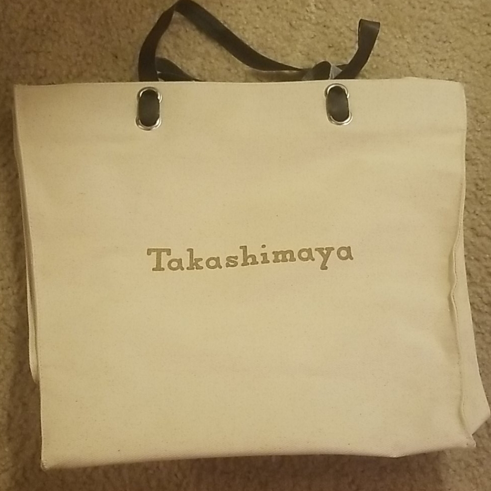 Takashimaya Canvas Tote Bag